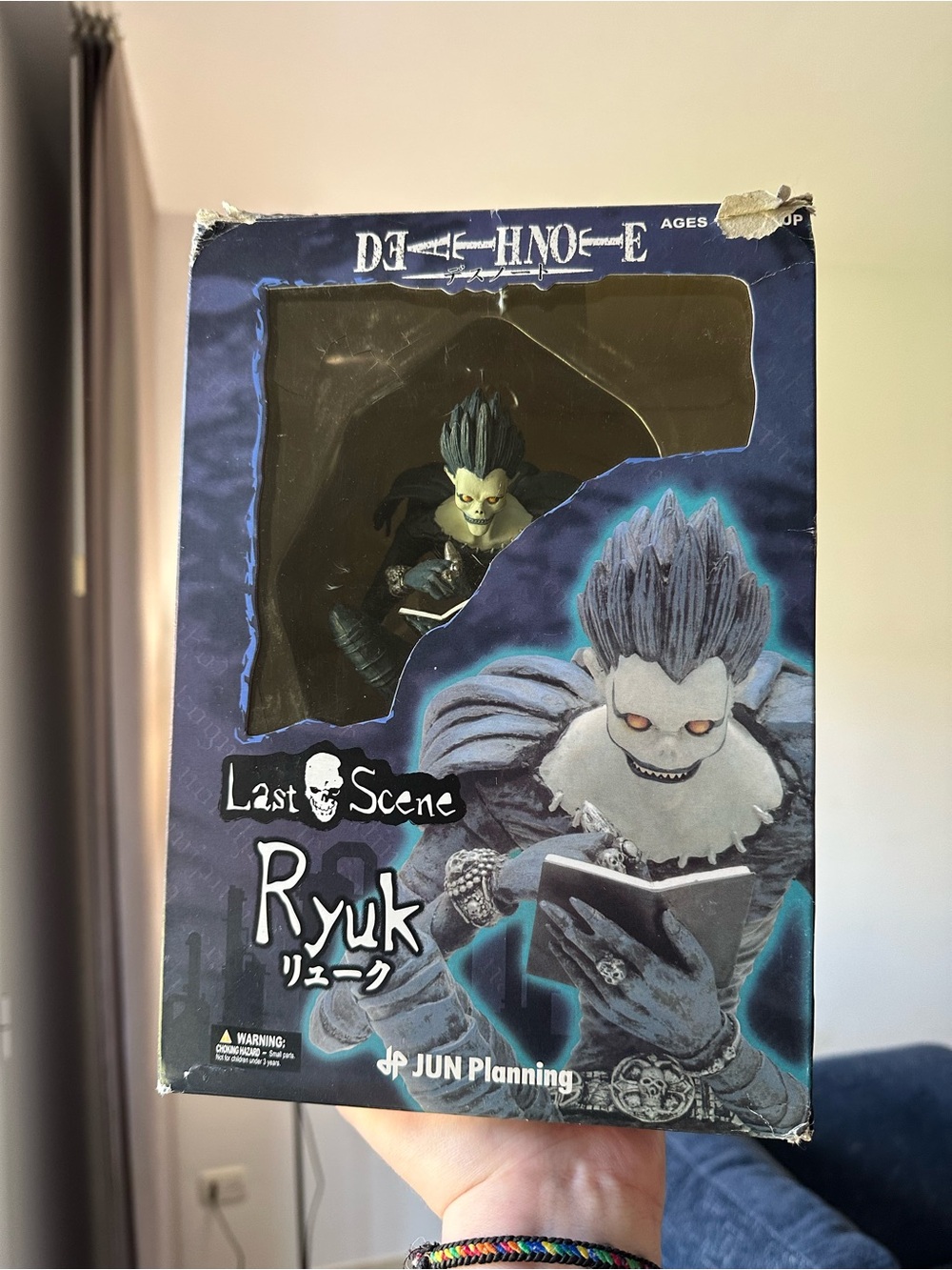 Ryuk Final Scene Death Note Figure Last Statue in Box Blue Anime Manga